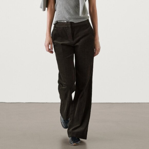 [NWT] Massimo Dutti, Corduroy Pants / Trousers, Green / Olive, M - Picture 1 of 4